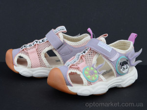 Босоніжки дитячі BD2005-3 розовый Babudog рожевий оптом от Optomarket