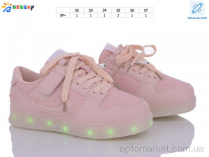 Купить Кросівки дитячі BD3419-3C LED Bessky рожевий