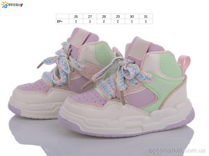 Кросівки дитячі BE3417-2B Bessky рожевий  оптом от Optomarket