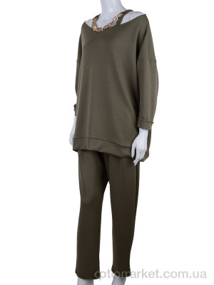 Купить Костюм женские BJ20221042 green Biljana зеленый