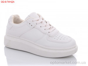Купить Кроссовки женские BK61 beige QQ shoes бежевый