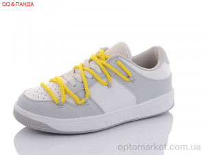 Купить Кросівки жіночі BK75 white-grey QQ shoes білий