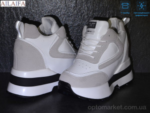Снікерси жіночі BL31 Ailaifa білий  оптом от Optomarket