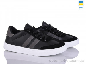 Купить Кросівки унісекс B&R 603 чорний-сірий B&R чорний