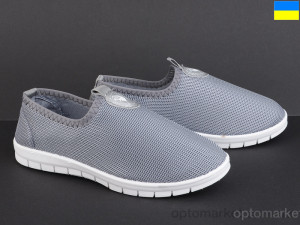 Слипоны женские B&R Ж9 серый B&R серый  оптом от Optomarket