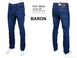 Джинси чоловічі BR2054 Baron синій  оптом от Optomarket
