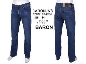 Джинси чоловічі BR9369 Baron синій  оптом от Optomarket