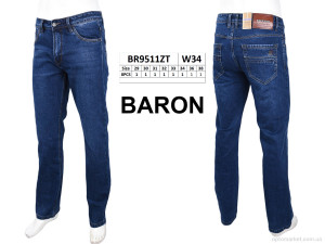Джинси чоловічі BR9511ZT Baronjns синій  оптом от Optomarket