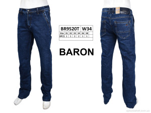 Джинси чоловічі BR9520T Baronjns синій  оптом от Optomarket