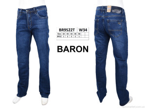 Джинси чоловічі BR9522T Baronjns синій  оптом от Optomarket