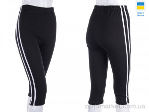 Бриджі жіночі Бриджі смужка білий (4XL) STARK чорний  оптом от Optomarket