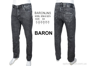 Джинси чоловічі BRM9318 Baron сірий  оптом от Optomarket