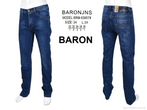 Джинси чоловічі BRM9386T Baron синій  оптом от Optomarket