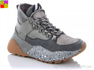 Купить Черевики жіночі BSK21-26-0213 BG сірий