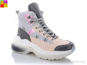 Купить Черевики жіночі BSK21-29-1312 BG сірий
