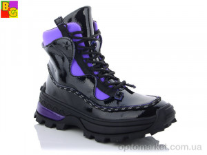 Купить Черевики жіночі BSK21-32-0418 BG чорний