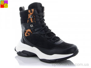 Купить Черевики жіночі BSK21-38-04 BG чорний