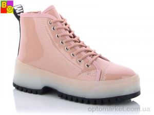 Купить Черевики жіночі BSK21-44-12 BG рожевий