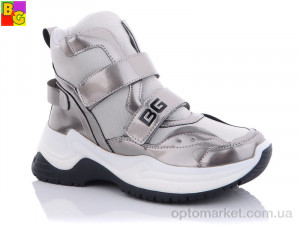 Купить Черевики жіночі BSK21-58-0222 BG срібний