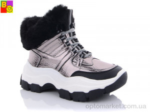 Купить Черевики жіночі BSK21-60-0422 BG графіт