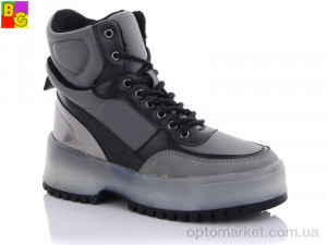 Купить Черевики жіночі BSK21-61-0222 BG сірий