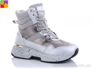 Купить Черевики жіночі BSK21-65-28 BG сірий