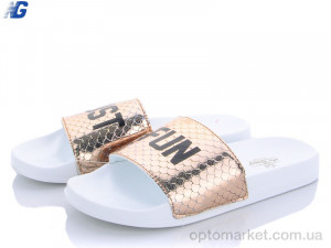 Купить Шльопанці жіночі BT0802-2 AxBoxing золотий