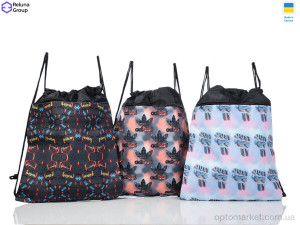 Рюкзак-мішок унісекс BX001-3 mix Reluna Group мікс  оптом от Optomarket