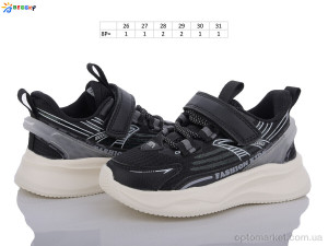 Кросівки дитячі BY3467-5B Bessky чорний  оптом от Optomarket