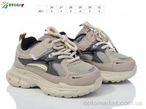 Кросівки дитячі BY3663-3B Bessky бежевий  оптом от Optomarket