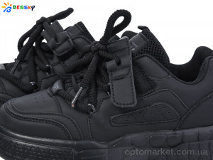 Кросівки дитячі BY3761-1C Bessky чорний  оптом от Optomarket