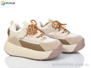 Купить Кросівки дитячі BY3816-3C Bessky бежевий