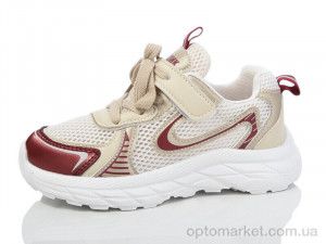 Купить Кросівки дитячі BY89-23 Смайлик бежевий