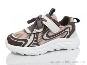 Купить Кросівки дитячі BY89-24 Смайлик коричневий