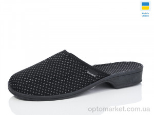 Купить Капці жіночі Б/з каблук чорний Lot Shoes чорний