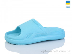 Купить Шльопанці жіночі C11 м'які бірюза Tismel блакитний