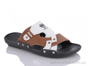 Купить Шльопанці чоловічі C1 ARZO коричневий