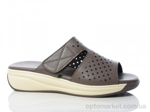 Купить Шльопанці жіночі C220-2 Коронате коричневий