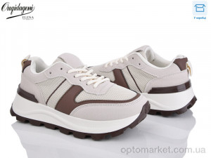 Купить Кросівки жіночі C6606-3 Ouqidageni бежевий