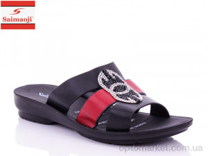 Купить Шльопанці жіночі C76-6 Saimaoji чорний