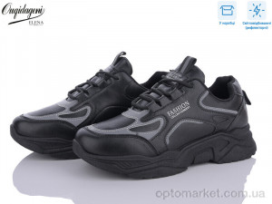 Купить Кросівки жіночі C8-1B світловідбивач Oladi чорний