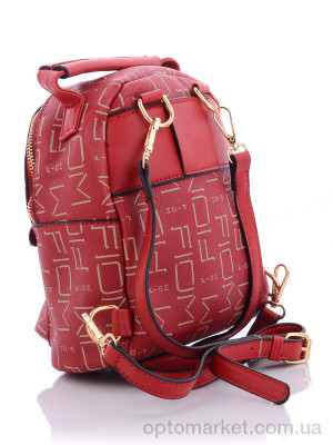 Рюкзак женский C917 claret E&G червоний  оптом от Optomarket