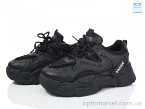 Купить Кросівки жіночі CB008-1A YZY чорний