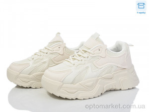 Купить Кросівки жіночі CB011-2A YZY бежевий