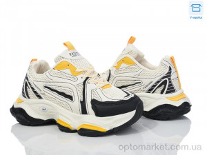 Купить Кросівки жіночі CB012-3 YZY бежевий