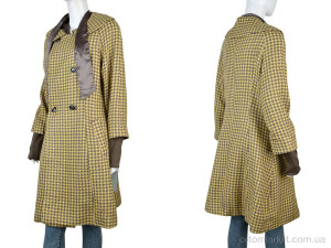 Пальто жіночі CH-mix (11943) yellow Kalen Dibia жовтий  оптом от Optomarket