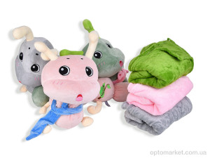 Купить Пледи дитячі CH7227 (12117) гусениця іграшка (70х30)-плед 120x160 mix Colorful Home мікс