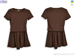 Костюм жіночі CL003-1 brown Reluna Group коричневий  оптом от Optomarket