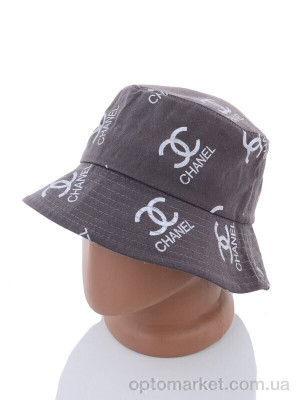 Панама жіночі CL007-20 grey C.anel сірий  оптом от Optomarket