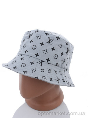 Панама унісекс CL007-6 grey L.uis Vuitton сірий  оптом от Optomarket